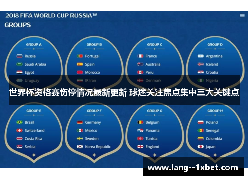 世界杯资格赛伤停情况最新更新 球迷关注焦点集中三大关键点